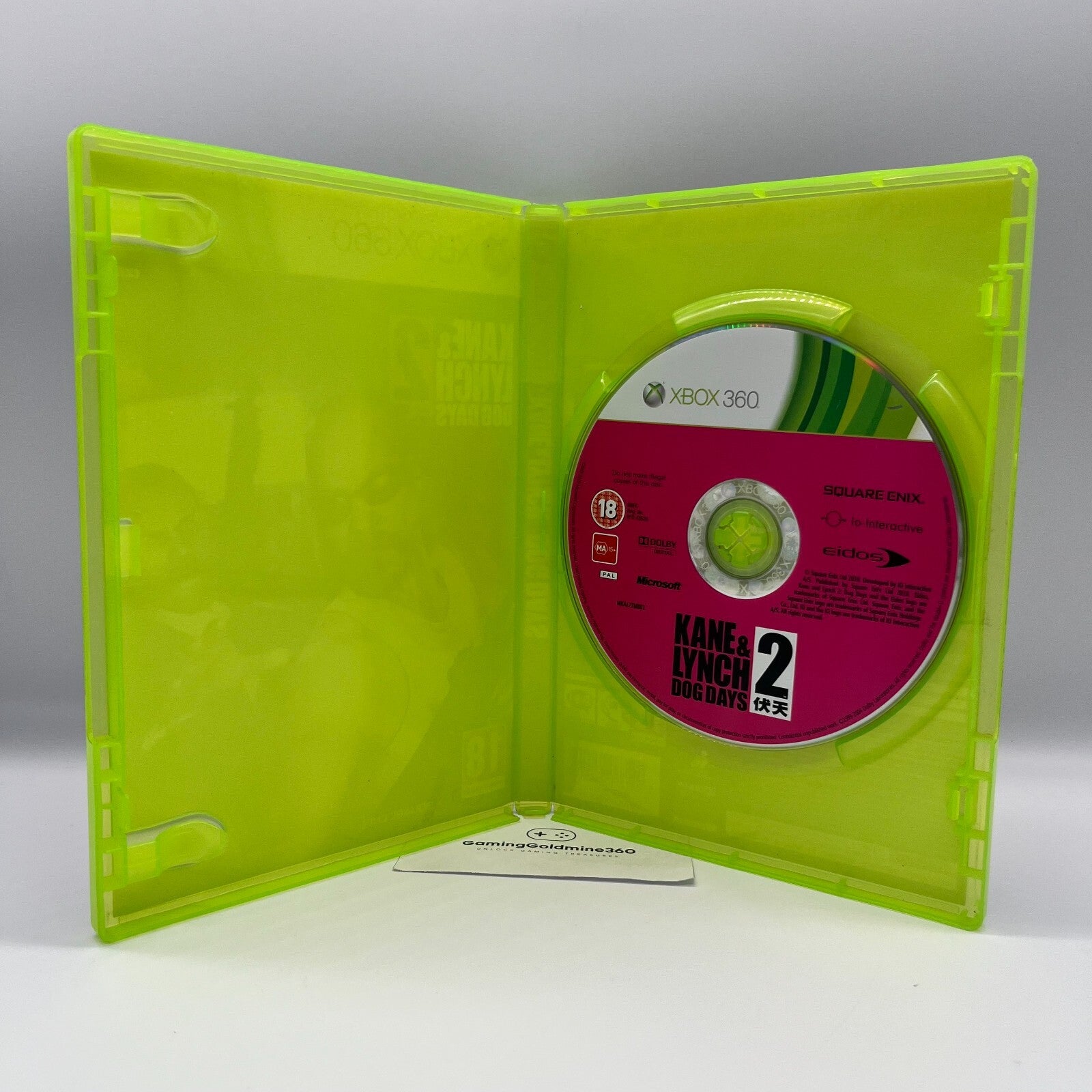 Kane & Lynch 2 Dog Days Xbox 360 Italiano PAL Eidos Microsoft OTTIME CONDIZIONI