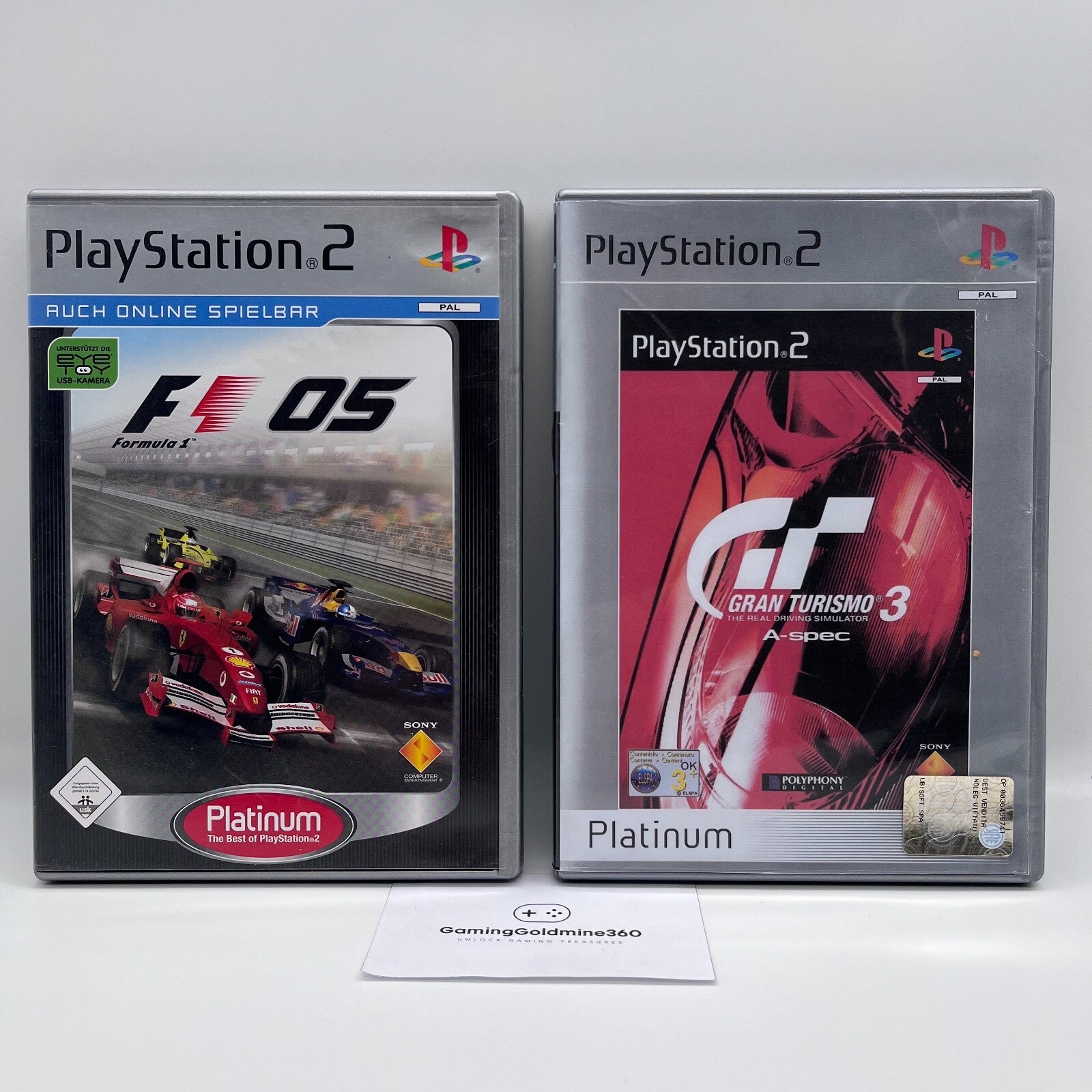 F1 05 (Formula 1 2005) + Gran Turismo 3 (cover stampata, no manuale) PS2 PAL