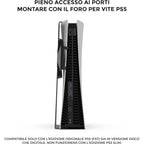 HumanCentric – supporto da parete per PS5 (modello originale) con 2 porta-controller (Nuovo)