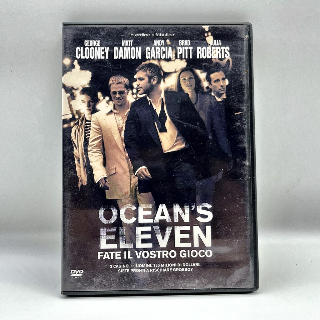 Ocean's Eleven Fate il Vostro Gioco DVD George Clooney Soderbergh Heist ITA
