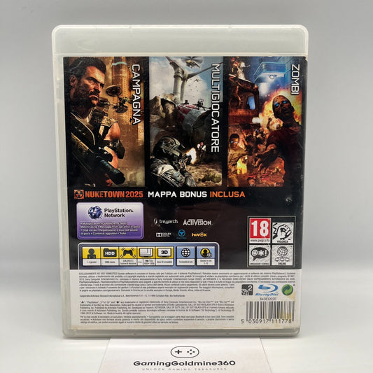 Call of Duty BLACK OPS II (2) PS3 Italiano PAL Activision Sony PlayStation 3 TOP