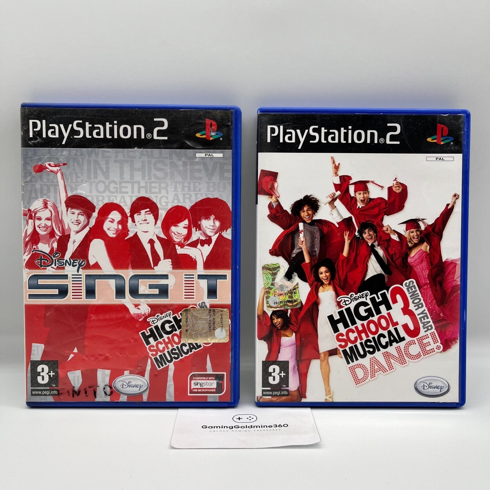 Disney High School Musical 3 SING IT + DANCE PS2 Italiano Completi PlayStation 2