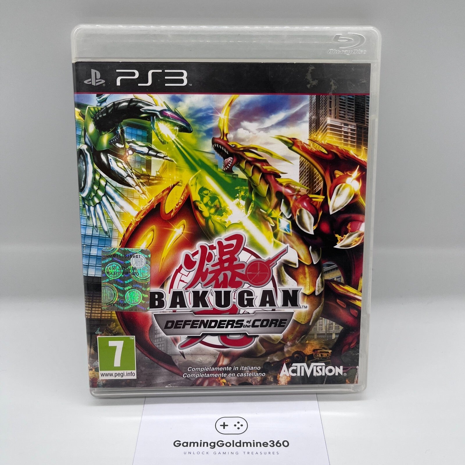 BAKUGAN Defenders of the Core PS3 Completo PAL Playstation 3 OTTIME CONDIZIONI 