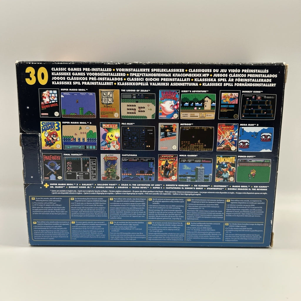Nintendo Classic Mini NES Console CLV-001 Completa Scatola 30 Giochi PAL Testata