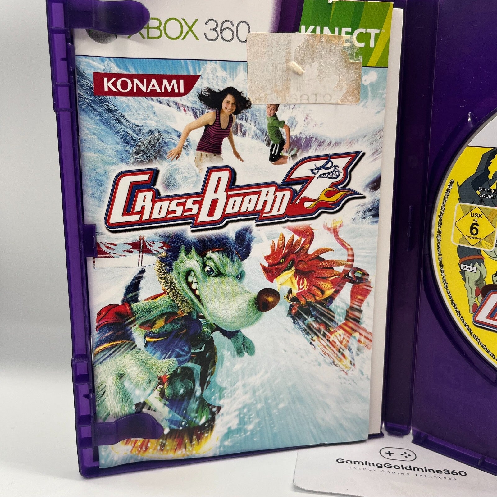 CrossBoard 7 Xbox 360 Kinect Italiano Completo con Manuale PAL Konami Microsoft