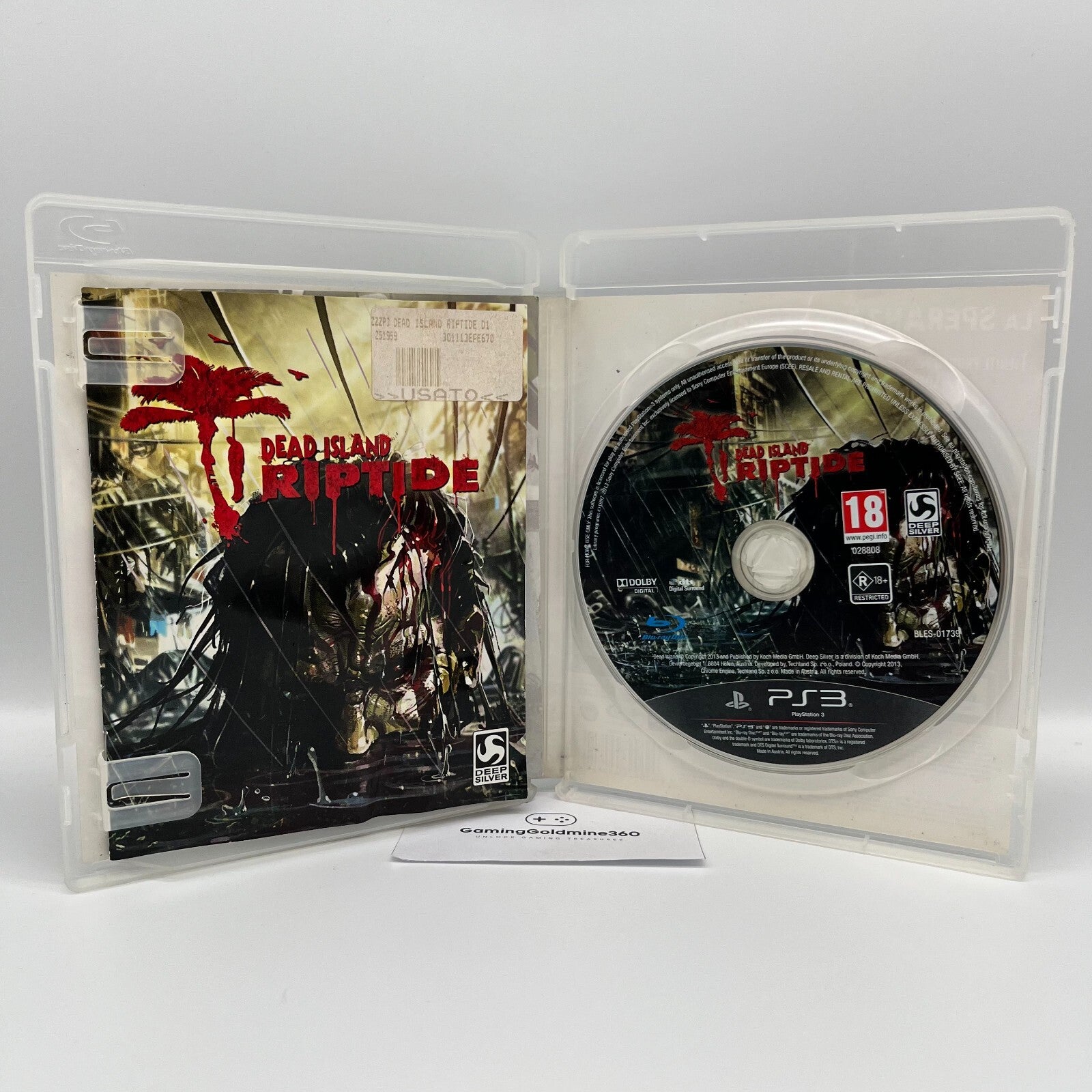 Dead Island Riptide PS3 Italiano Completo PAL DeepSilver Sony PlayStation 3