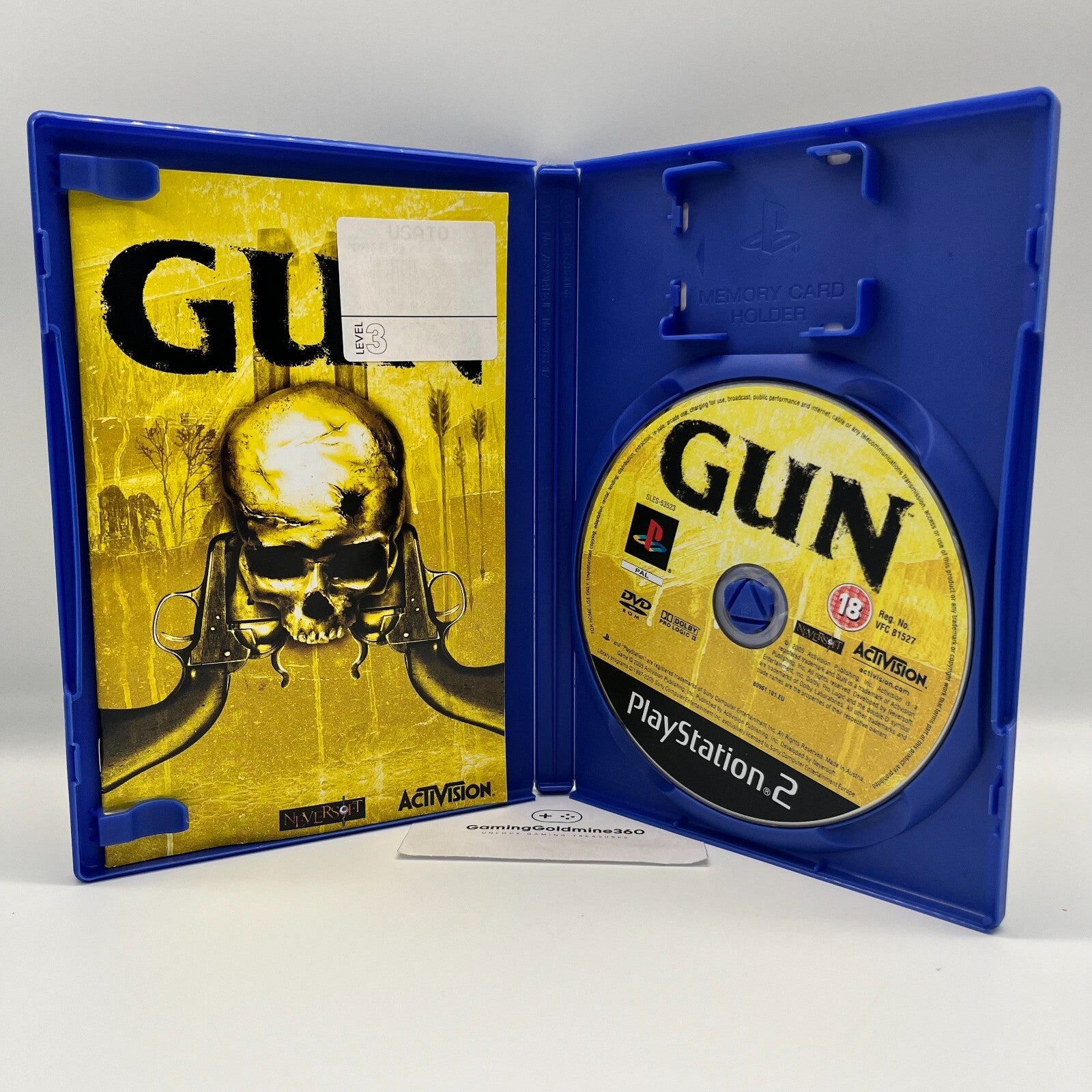 GUN PS2 Italiano Completo con Manuale PAL Gioco Activision Sony PlayStation 2