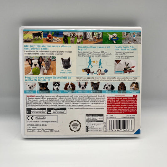 Nintendogs + Cats Bulldog Francese Nintendo 3DS 🇮🇹 Videogioco Completo PAL