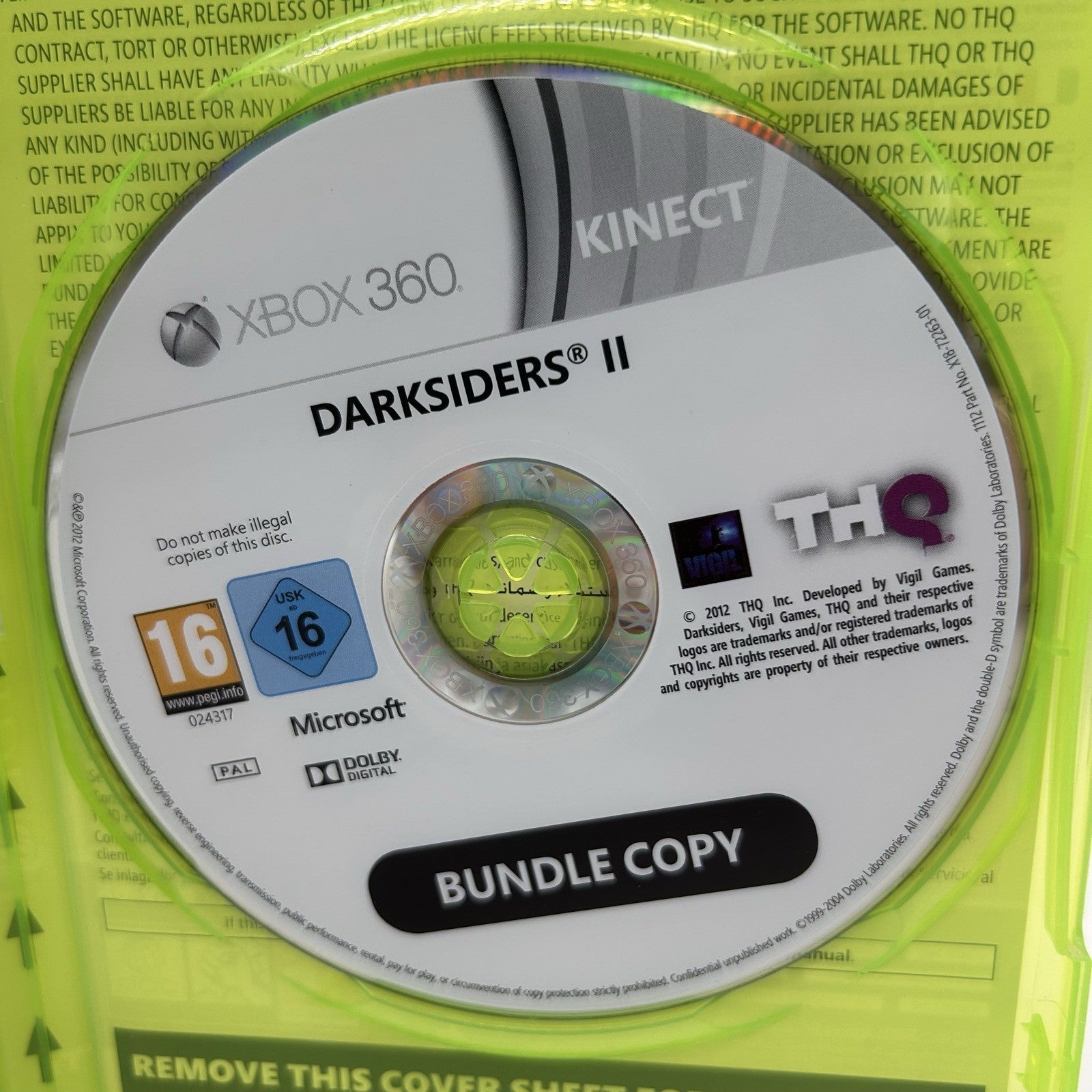 Darksiders II 2 Xbox 360 PAL THQ Azione Avventura Morte Testato Funzionante