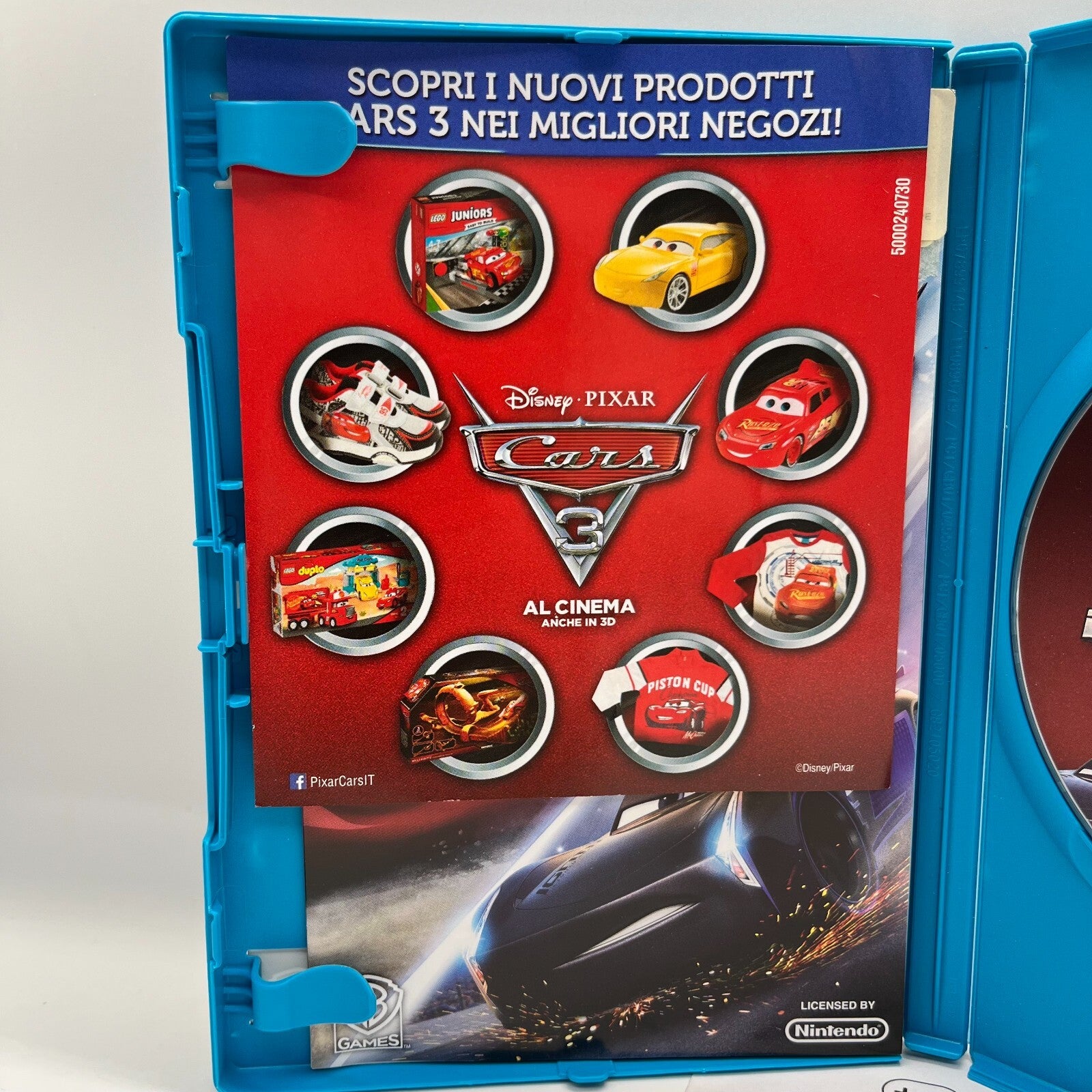 CARS 3 In Gara Per La Vittoria Nintendo Wii U Italiano Completo Disney Pixar WB