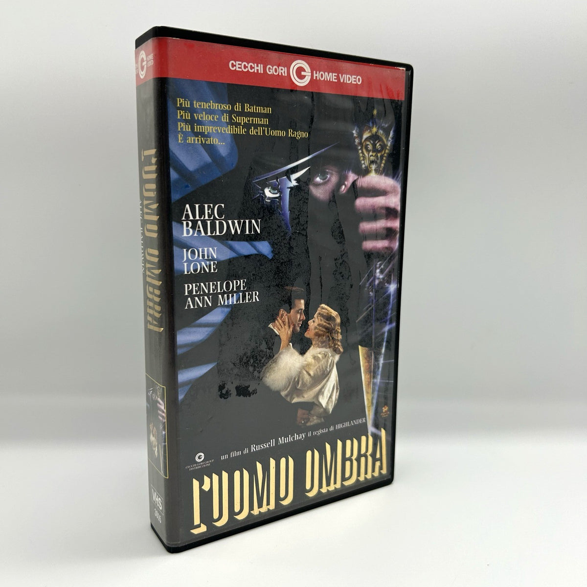 L’Uomo Ombra (The Shadow) in VHS, edizione italiana Cecchi Gori Home Video del 1995