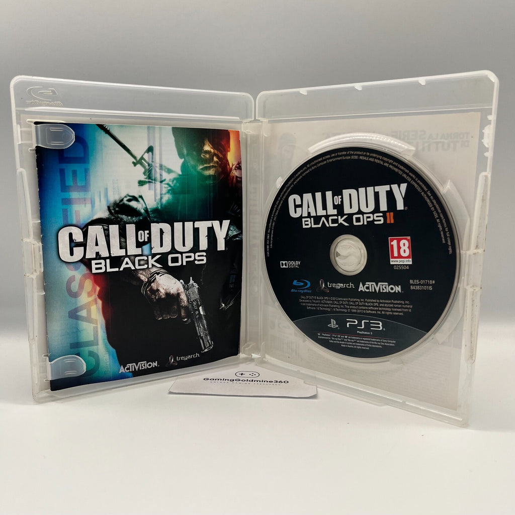 Call of Duty BLACK OPS + II 2 PS3 Italiano Completi PAL Sony PlayStation 3 OTTIM