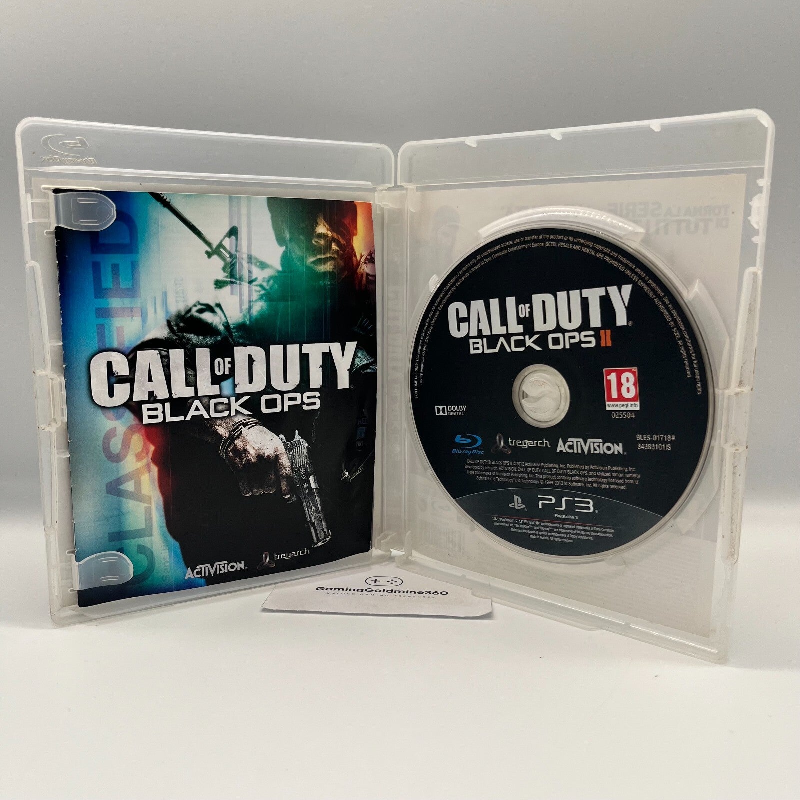 Call of Duty BLACK OPS + II 2 PS3 Italiano Completi PAL Sony PlayStation 3 OTTIM