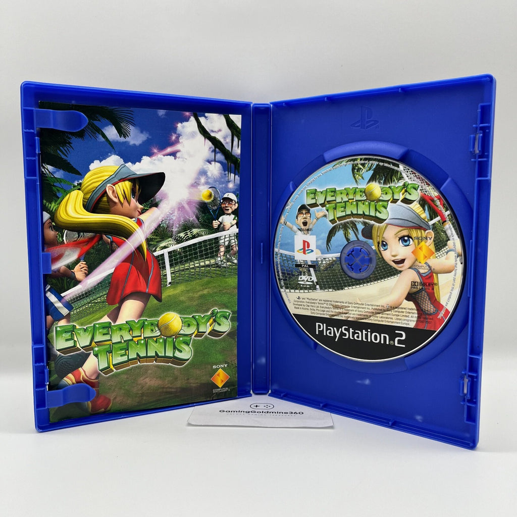 EVERYBODY'S TENNIS PS2 Italiano Completo PAL Sony Playstation 2 OTTIME CONDIZION