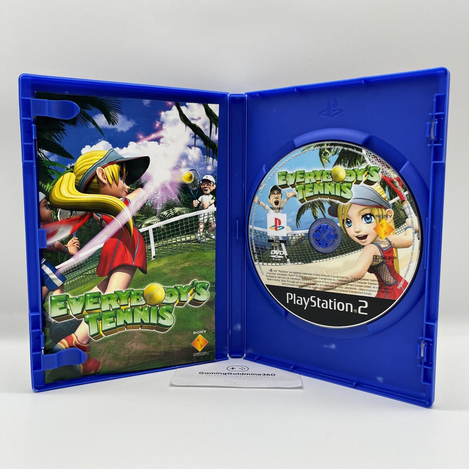 EVERYBODY'S TENNIS PS2 Italiano Completo PAL Sony Playstation 2 OTTIME CONDIZION