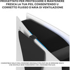 HumanCentric – supporto da parete per PS5 (modello originale) con 2 porta-controller (Nuovo)