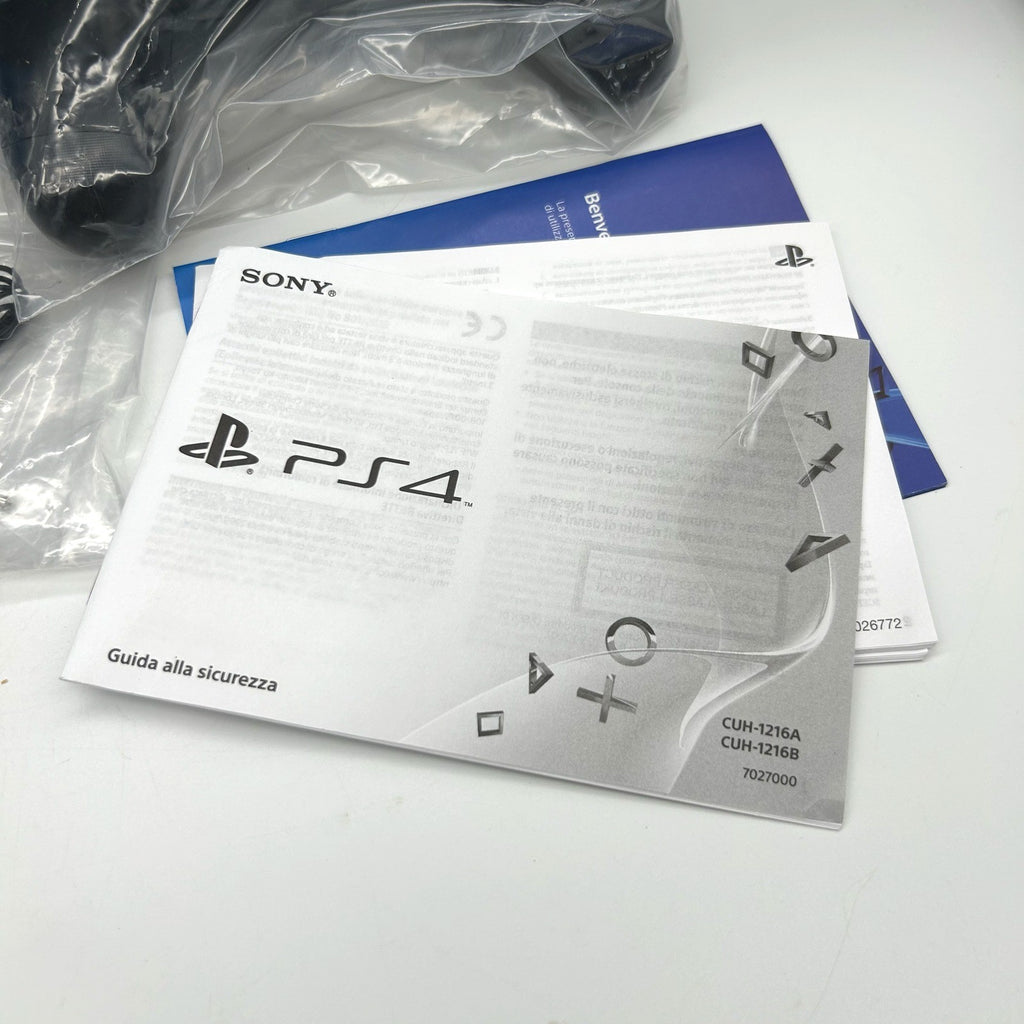PlayStation 4 500GB Jet Black – Boxata, corredo completo