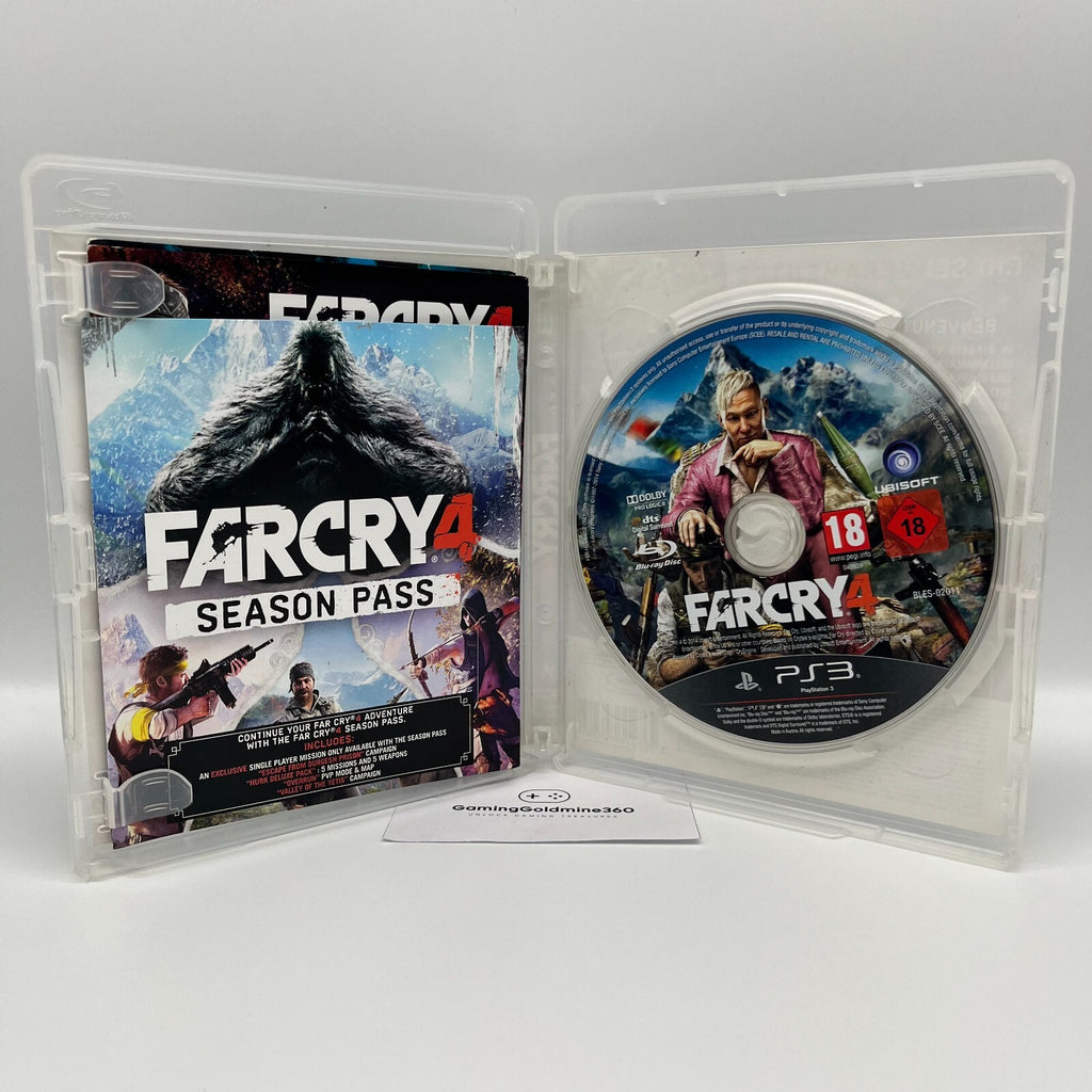 FarCry 3 + 4 PS3 Italiano Completo PAL Ubisoft Sony PlayStation 3 Far Cry OTTIMO