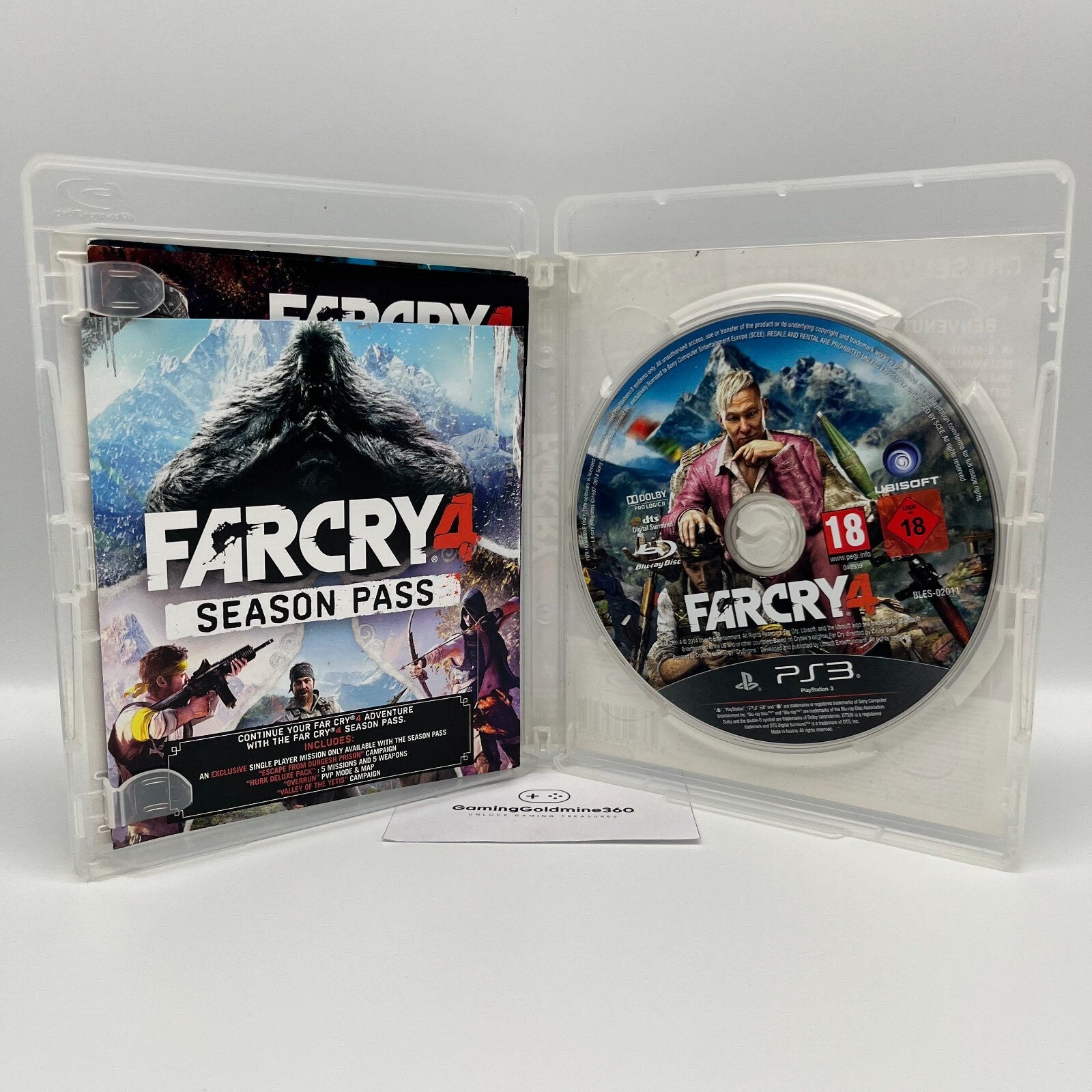 FarCry 3 + 4 PS3 Italiano Completo PAL Ubisoft Sony PlayStation 3 Far Cry OTTIMO
