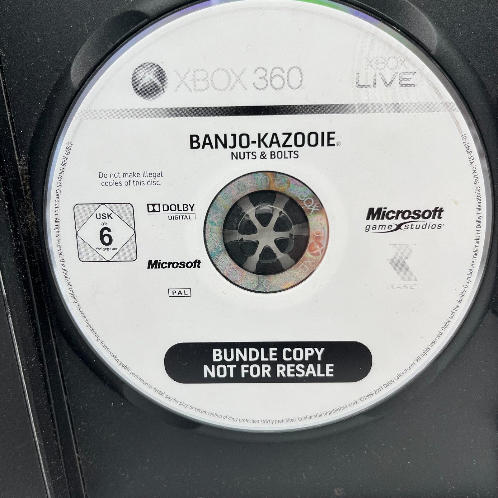 BANJO KAZOOIE Nuts & Bolts Xbox 360 Italiano PAL senza manuale Bundle Copy