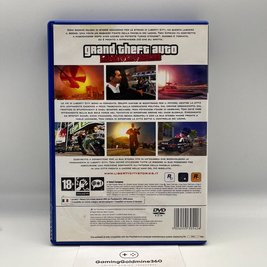 GTA Grand Theft Auto: Liberty City Stories PS2 Italiano PAL Sony PlayStation 2