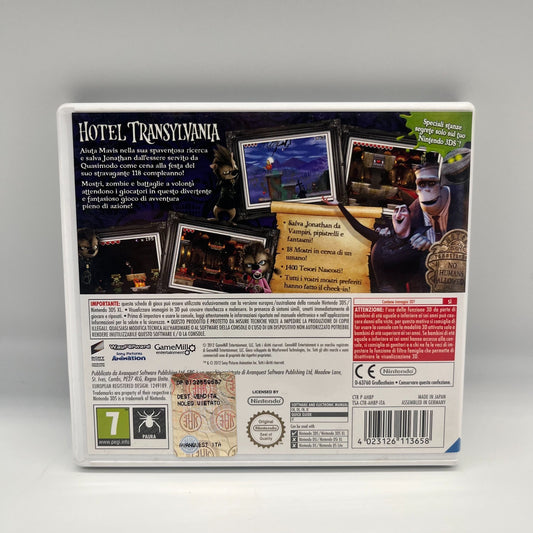 Hotel Transylvania Nintendo 3DS 🇮🇹 Italiano Completo CIB PAL Avanquest Nintend