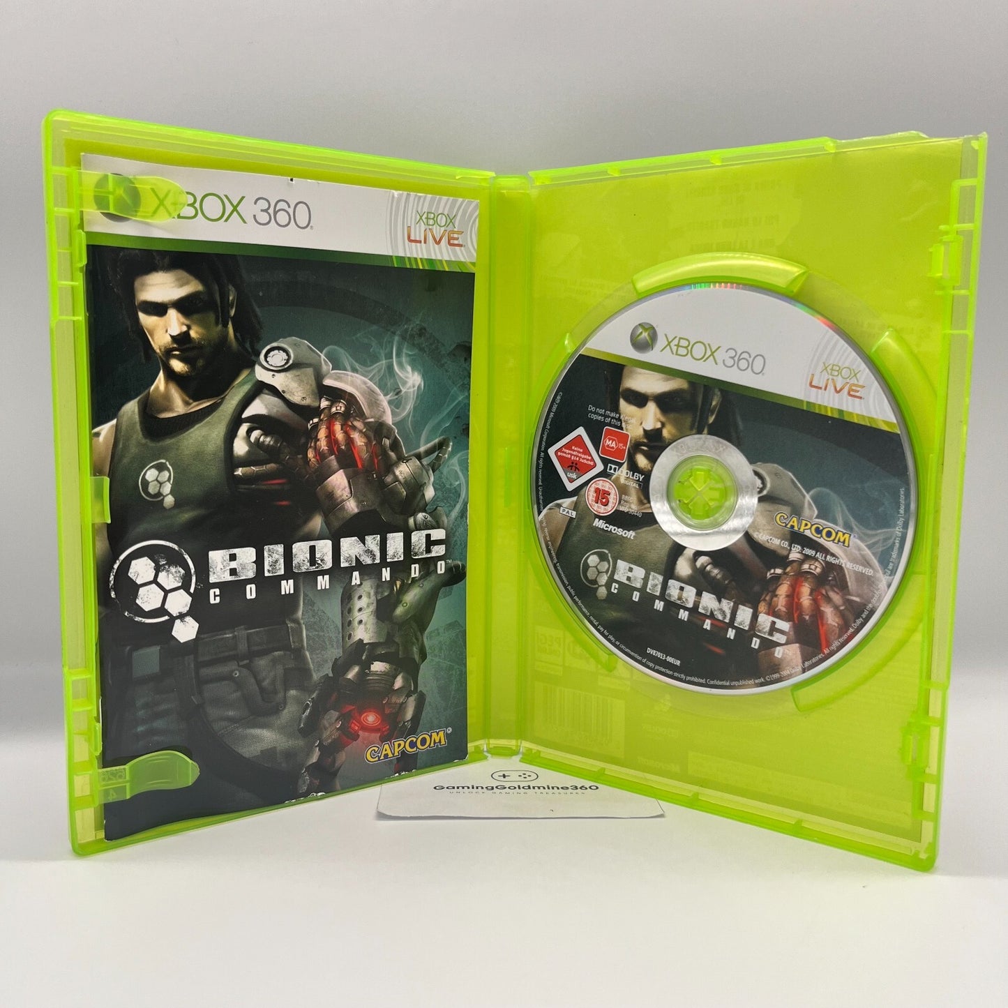 Bionic Commando Xbox 360 Italiano Completo con Manuale Capcom Microsoft OTTIMO