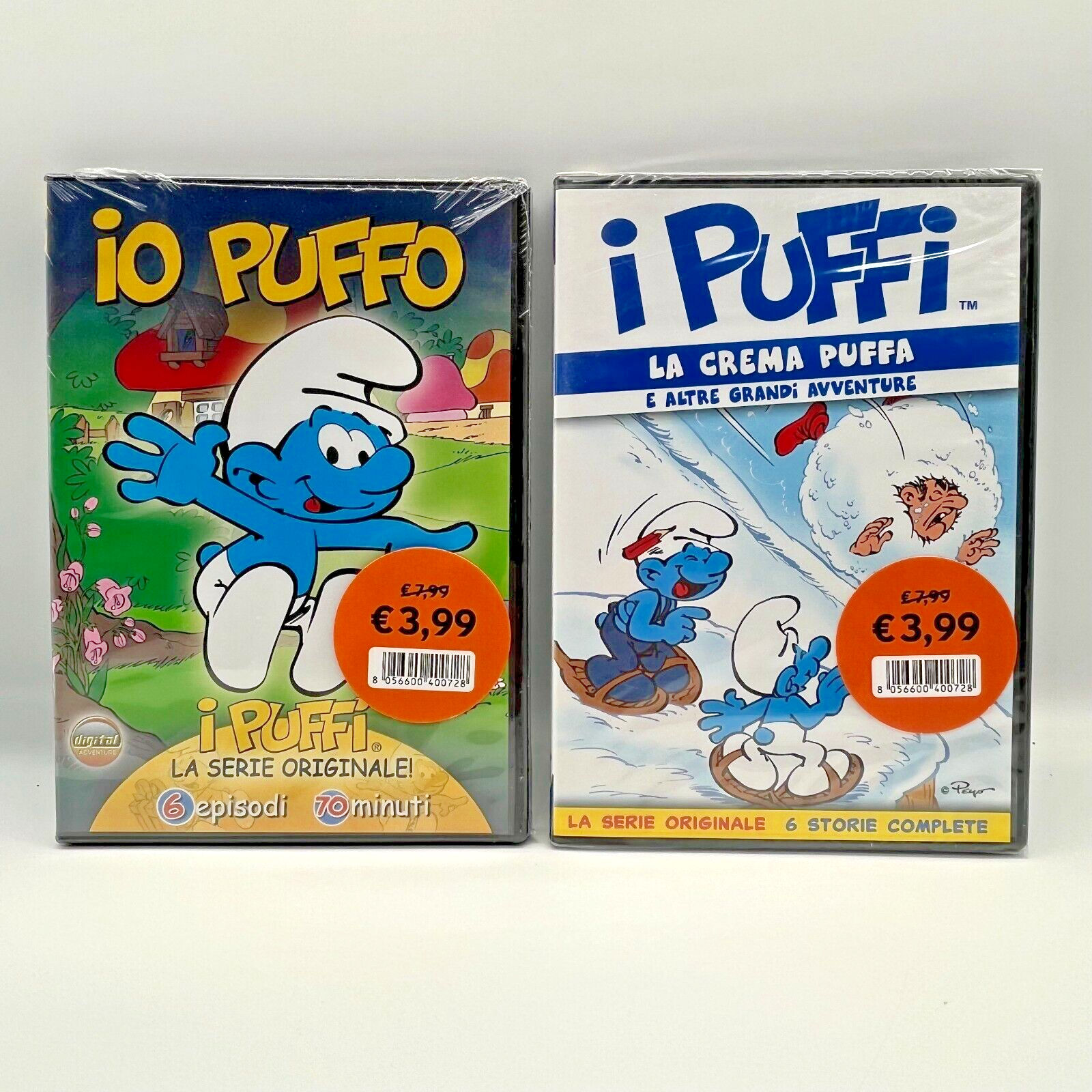 IO PUFFO, I PUFFI La Serie Completa + La Crema Puffa e Altre Avventure DVD NUOVI