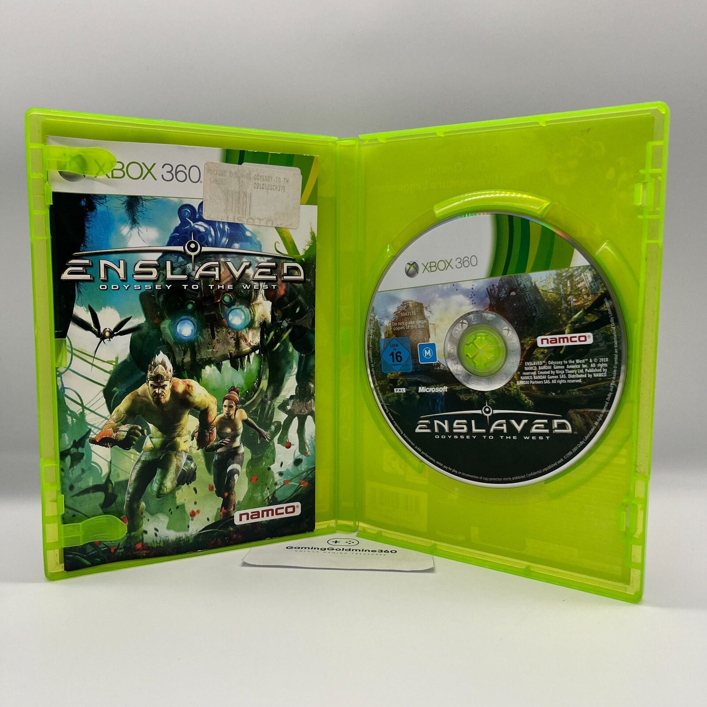 Enslaved Xbox 360 Italiano Completo con Manuale PAL Namco Microsoft COME NUOVO