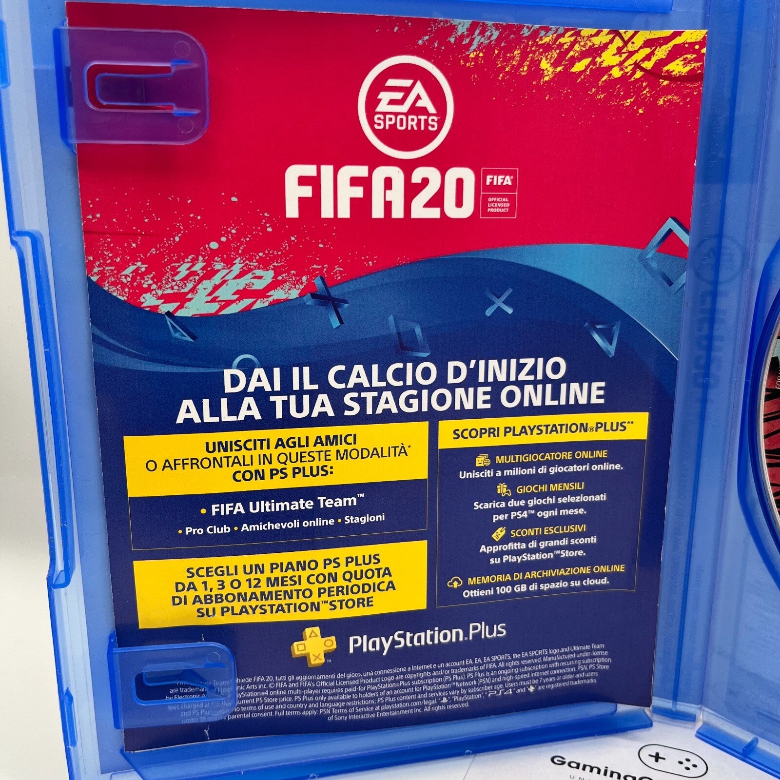 FIFA 20 PS4 Italiano Completo con Manuale EASports Sony PlayStation 4 OTTIMO