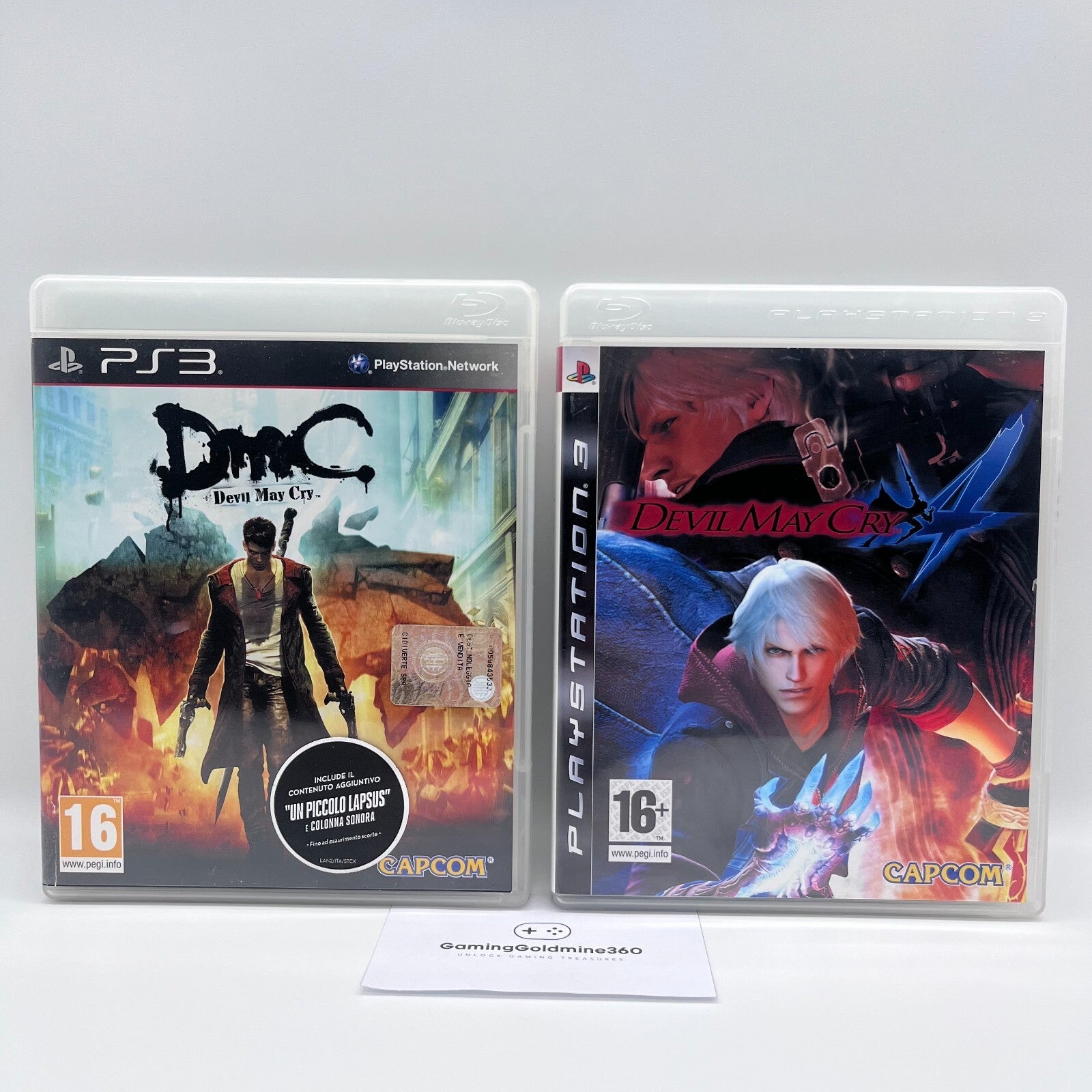 BUNDLE Devil May Cry DMC + 4 PS3 Italiano PAL Completo Capcom Sony PlayStation 3