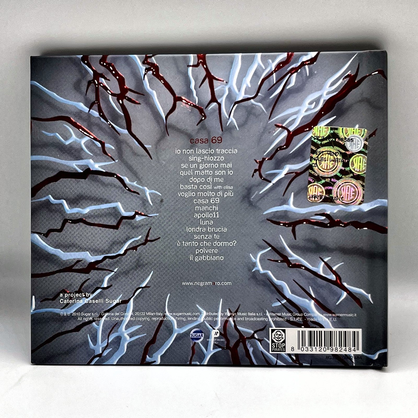 Negramaro Casa 69 CD Digipak 2010 Sugar Pop Rock Italiano Album