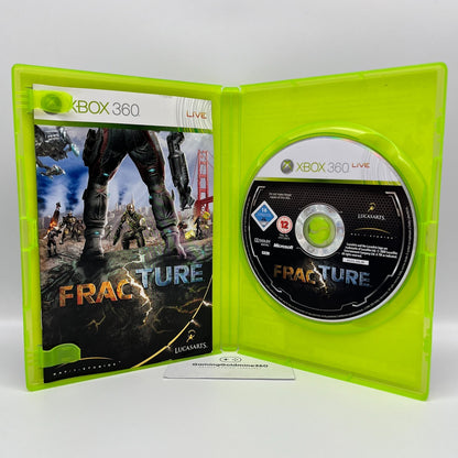 Fracture Xbox 360 Italiano Completo con Manuale Lucasarts Microsoft RARO! OTTIMO