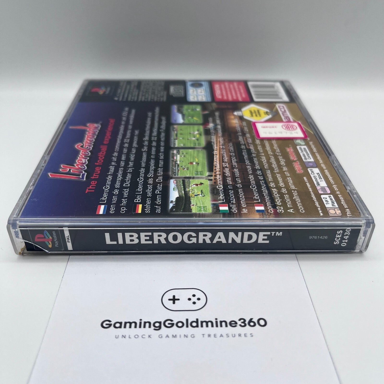 LiberoGrande PS1 Italiano Completo PAL Namco Sony PlayStation 1 PSX Ps One Buon