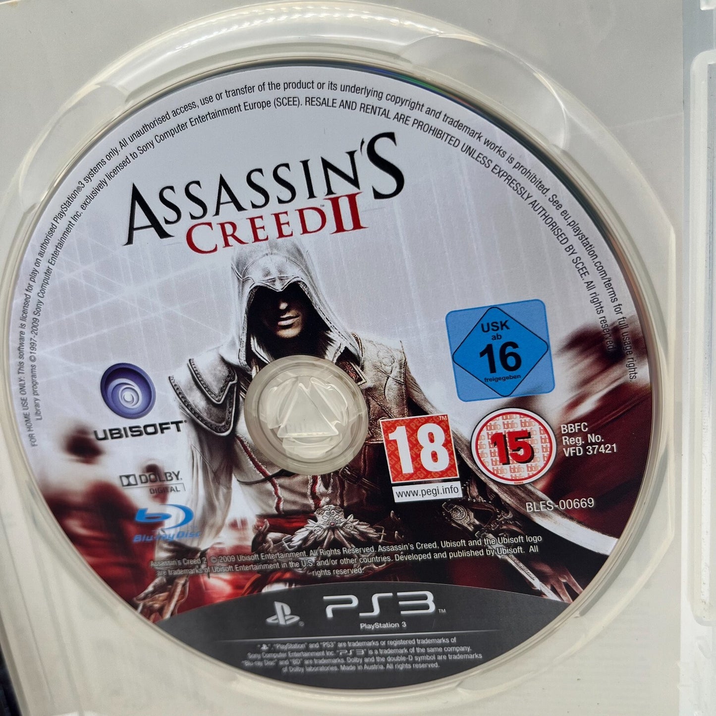 Assassin's Creed II 2 PS3 Italiano Completo PAL Gioco Ubisoft Sony PlayStation 3