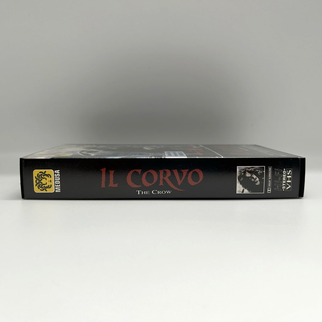 Il Corvo (The Crow) in VHS, edizione italiana Pentavideo-Medusa 1994 con l’ultima video-intervista a Brandon Lee