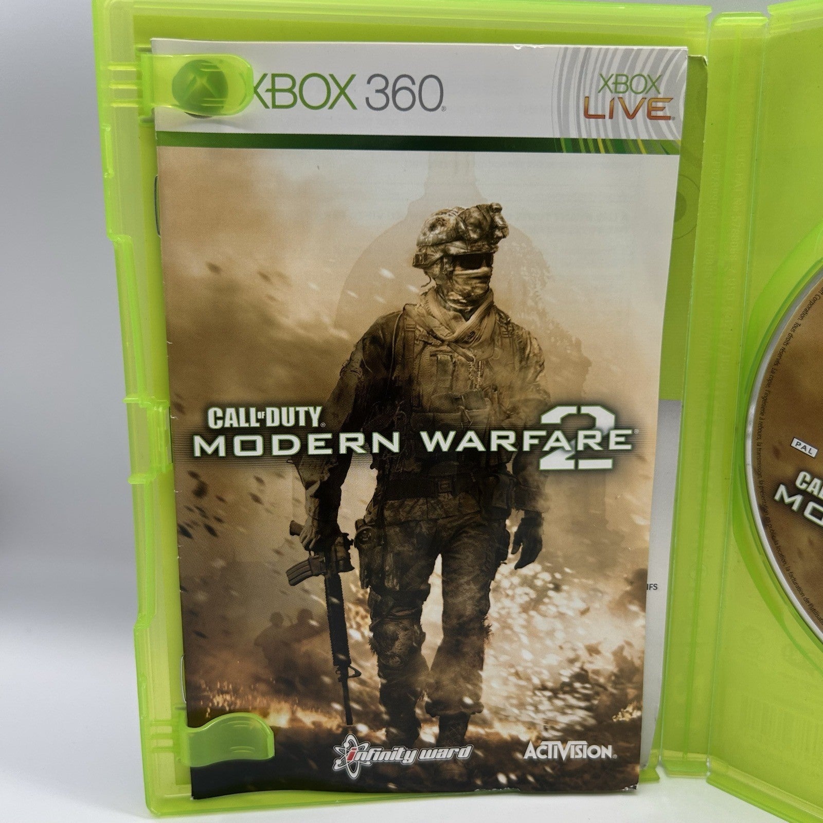 Call of Duty Modern Warfare 2 Xbox 360 PAL Activision FPS Infinity Ward Testato