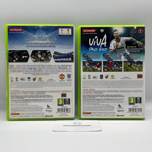 PES 2012 + PES 2013 Xbox 360 ITALIANO CompletI COME NUOVI Pro Evolution Soccer