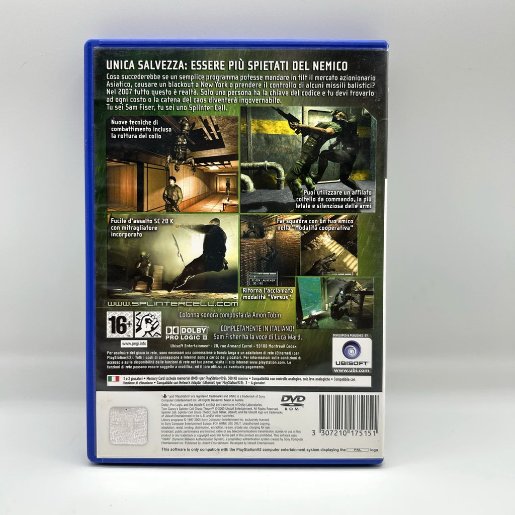 Tom Clancy's Splinter Cell: Chaos Theory – PS2 (PAL)