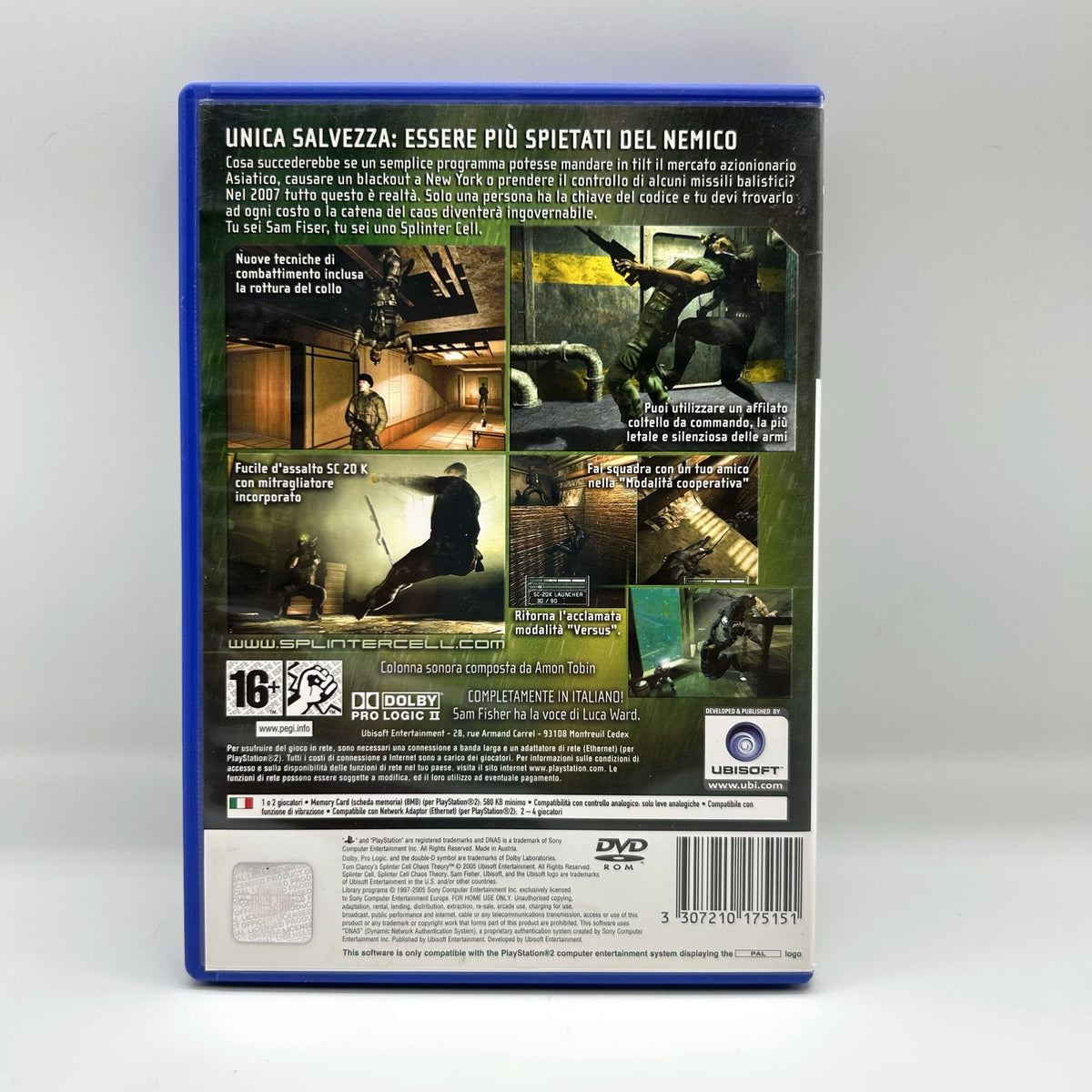 Tom Clancy's Splinter Cell: Chaos Theory – PS2 (PAL)