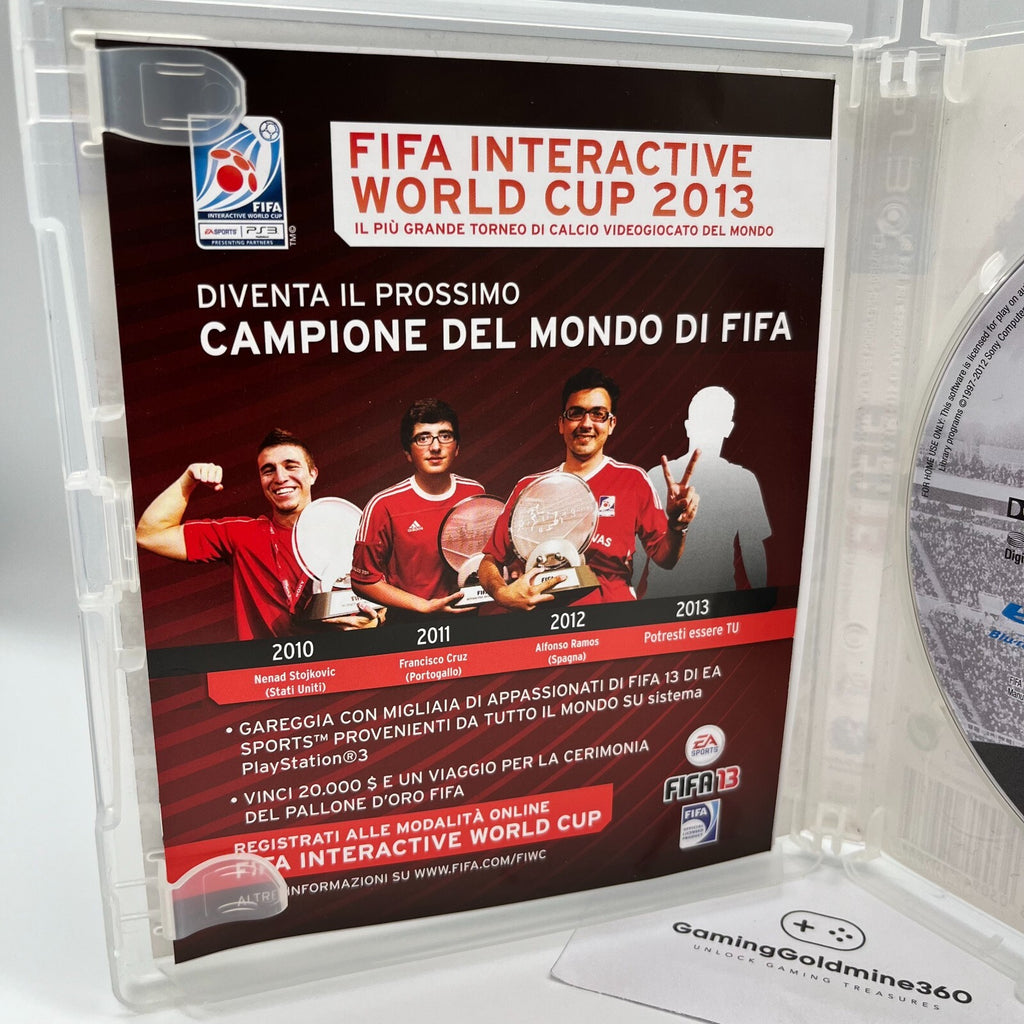FIFA 13 PS3 Italiano Completo con Manuale PAL EA Sports Sony PlayStation 3 OTTIM