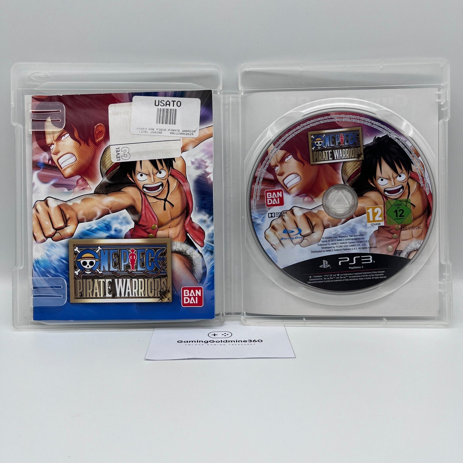 ONE PIECE Pirate Warriors PS3 Italiano Completo Bandai Sony PlayStation 3 OTTIMO