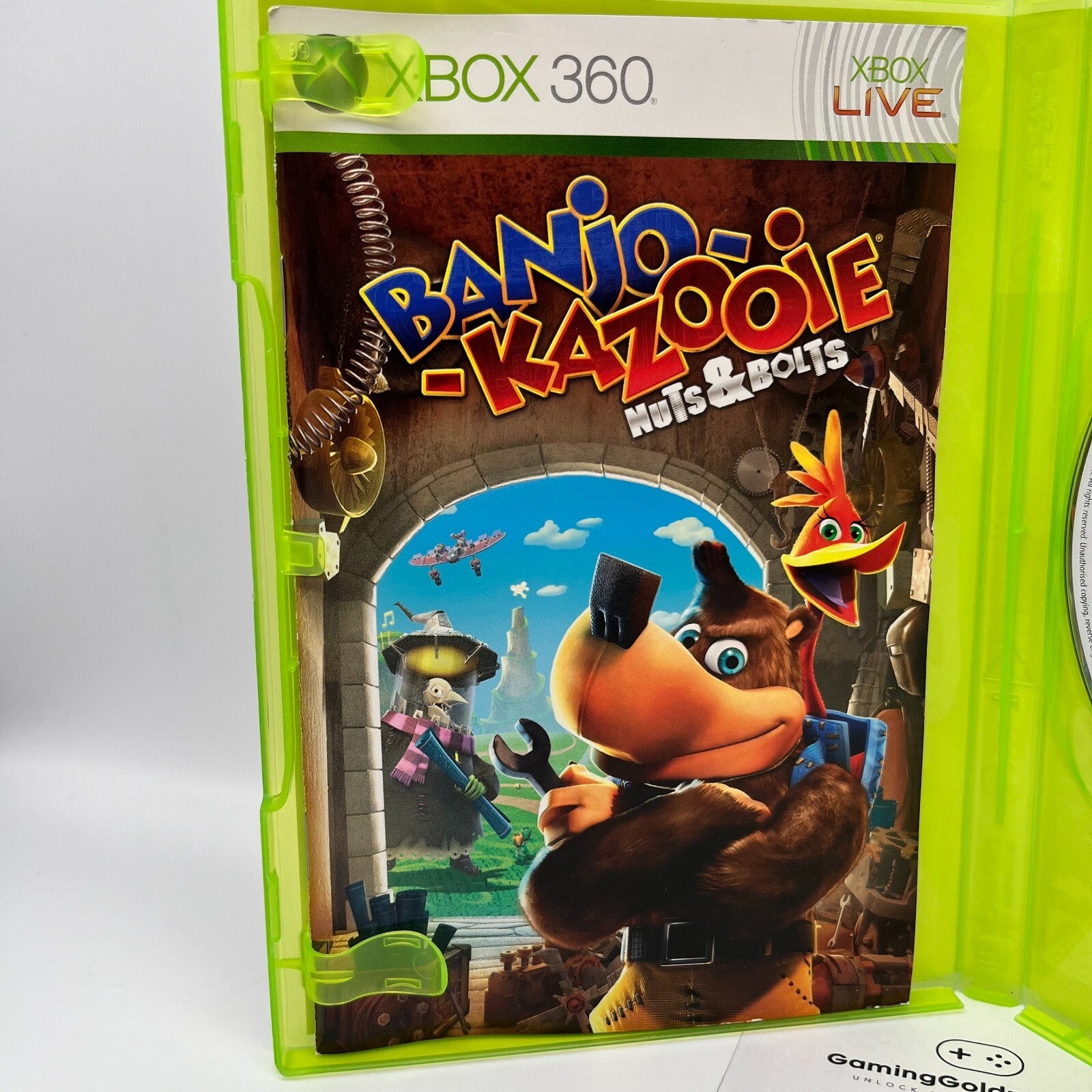 Banjo Kazooie Nuts & Bolts Xbox 360 Italiano Completo con Manuale PAL COME NUOVO