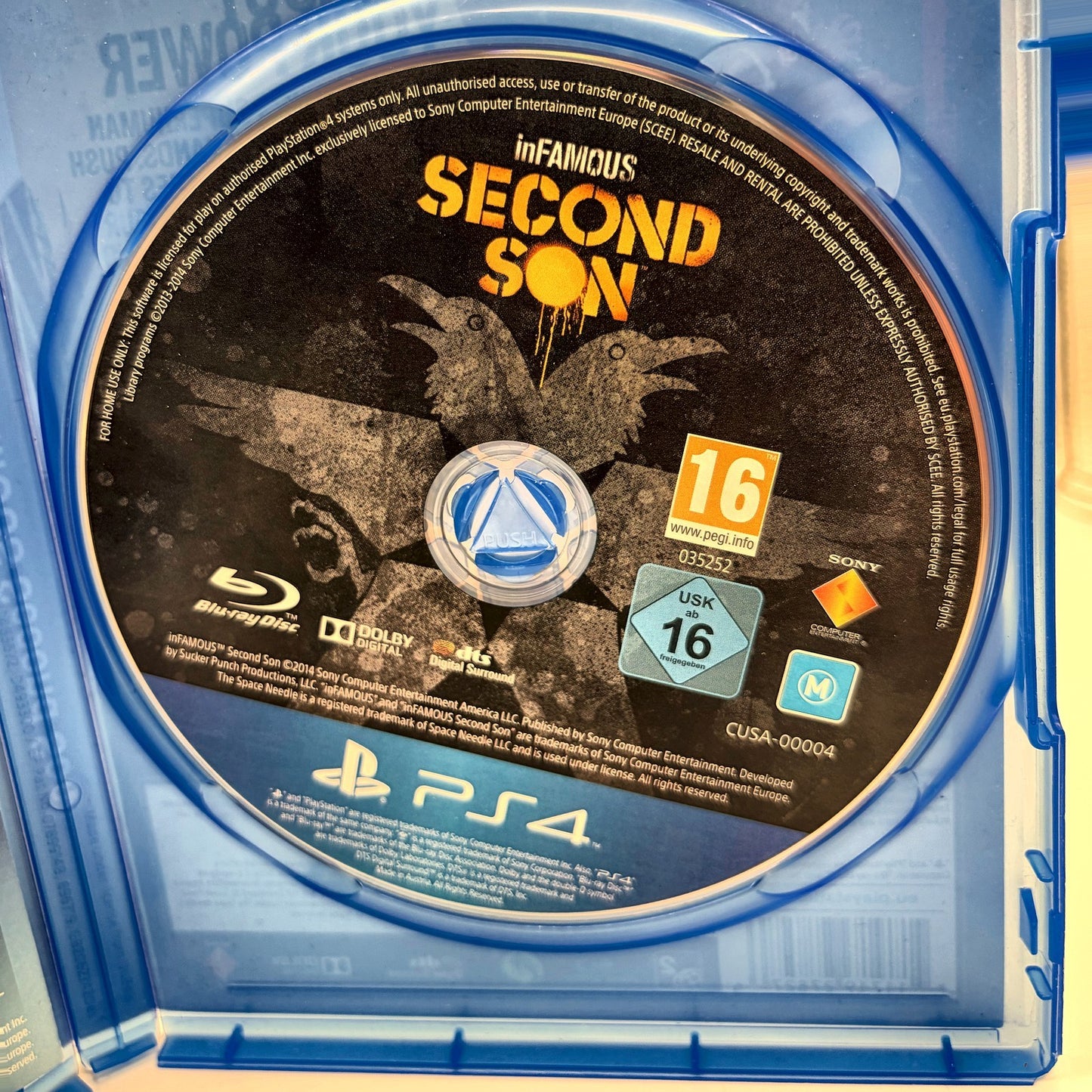 inFAMOUS Second Son PS4 PlayStation 4 PAL ITA Sony Azione Avventura Open World