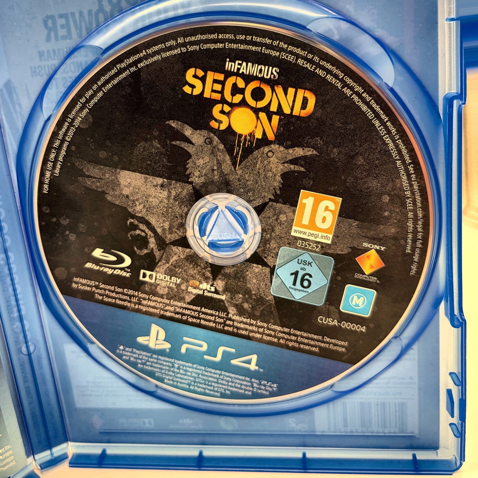 inFAMOUS Second Son PS4 PlayStation 4 PAL ITA Sony Azione Avventura Open World