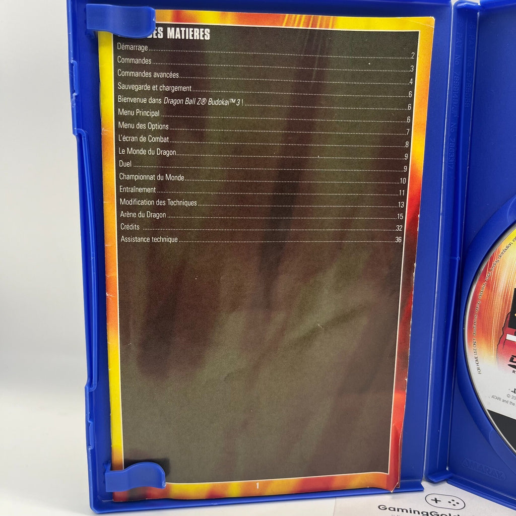 DragonBall Z Budokai 3 PS2 Completo con Manuale PAL Bandai Sony PlayStation 2