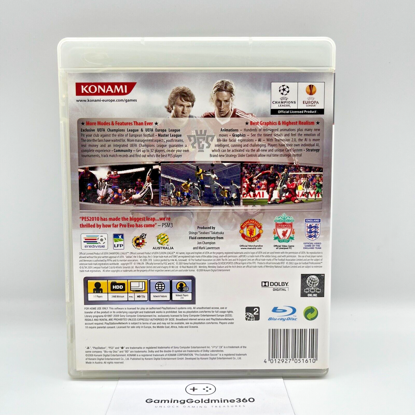 PES 2010 PS3 Completo PAL Sony PlayStation 3 Pro Evolution Soccer OTTIME CONDIZI