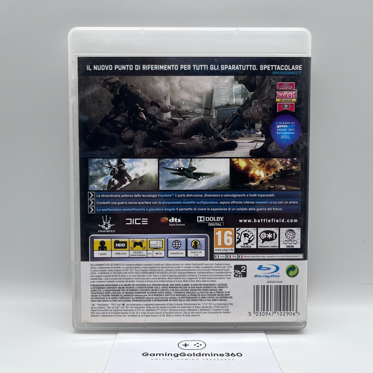 BATTLEFIELD Collection PS3 Italiano Completi PAL EA Sony PlayStation 3 OTTIMI