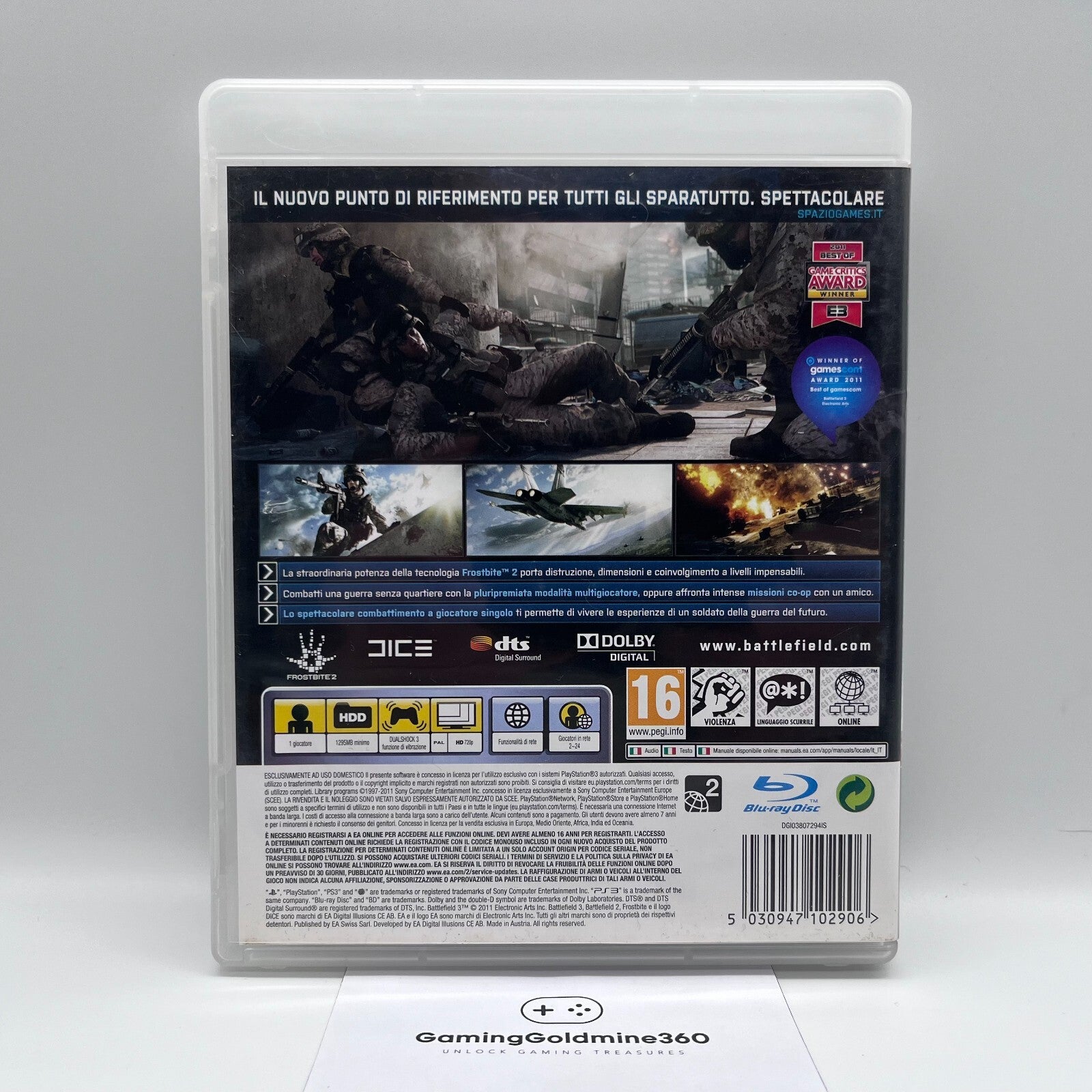 BATTLEFIELD Collection PS3 Italiano Completi PAL EA Sony PlayStation 3 OTTIMI
