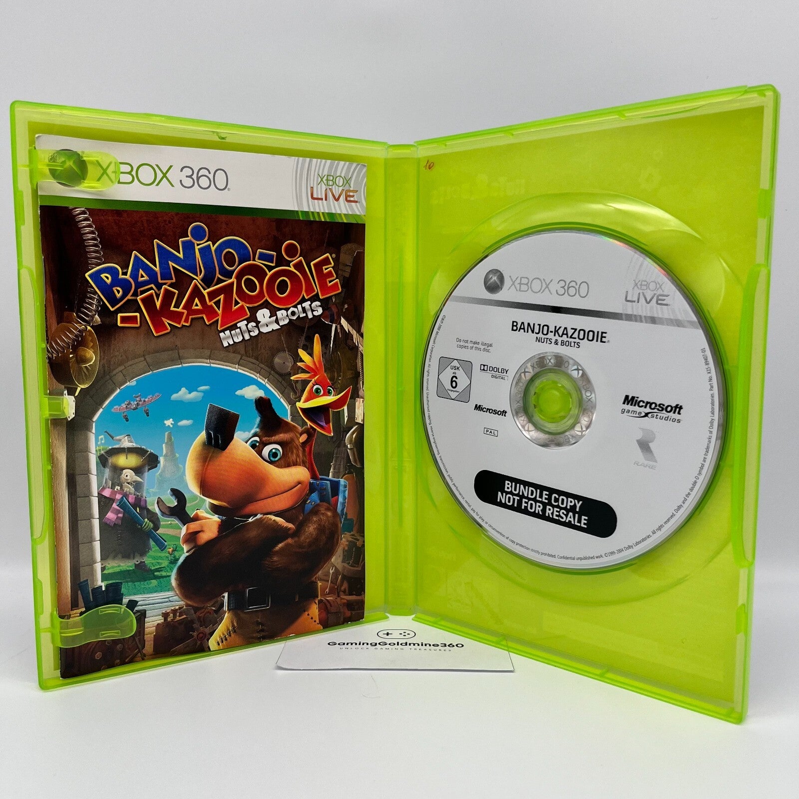 Banjo Kazooie Nuts & Bolts Xbox 360 Italiano Completo con Manuale PAL COME NUOVO